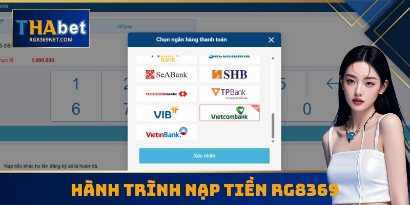 Hành trình nạp tiền RG8369